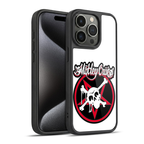 Motley Crue Logos Dr. Feelgood Skull Gel Armour Case For Apple iPhone 15 Pro