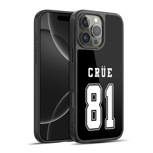 Motley Crue Logos Jersey Gel Armour Case For Apple iPhone 16 Pro Max