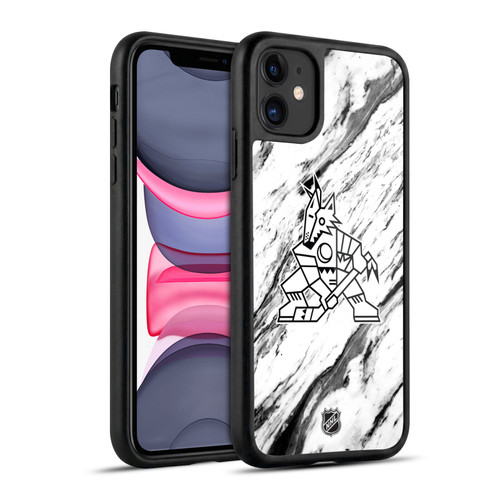 NHL Arizona Coyotes Marble Gel Armour Case For Apple iPhone 11