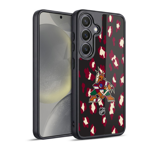 NHL Arizona Coyotes Leopard Pattern Gel Armour Case For Samsung Galaxy S24 5G