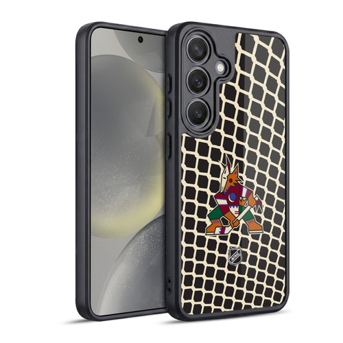 NHL Arizona Coyotes Net Pattern Gel Armour Case For Samsung Galaxy S24 5G