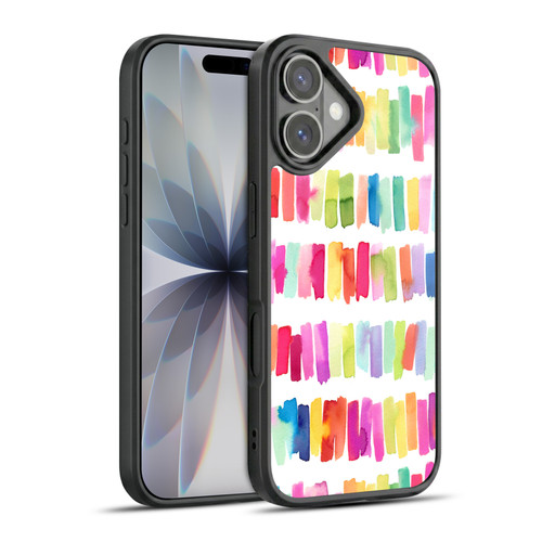 Ninola Colorful Geometric Rainbow Brushstrokes Gel Armour Case For Apple iPhone 17