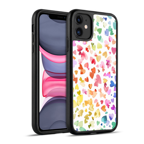 Ninola Colorful Valentines Hearts Gel Armour Case For Apple iPhone 11