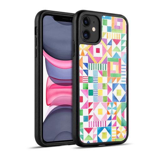 Ninola Colourful Prints Geometric Patchwork Gel Armour Case For Apple iPhone 11