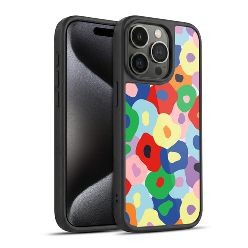 Ninola Colourful Prints Floral Gel Armour Case For Apple iPhone 15 Pro