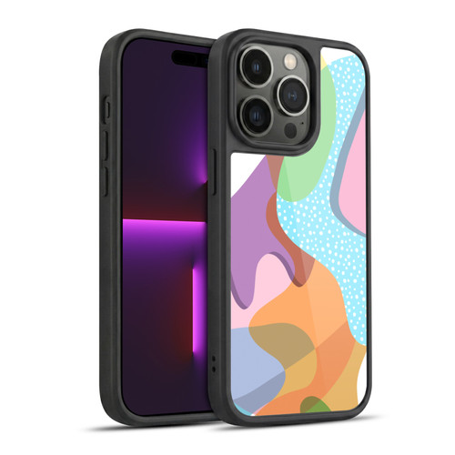 Ninola Freeform Patterns Shapes In Color Gel Armour Case For Apple iPhone 14 Pro