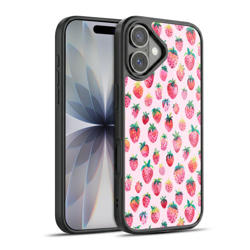 Ninola Mix Patterns Summer Strawberries Gel Armour Case For Apple iPhone 17