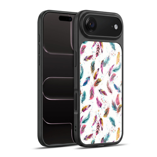 Ninola Mix Patterns Muticolored Feathers Gel Armour Case For Apple iPhone 17 Air