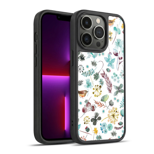Ninola Spring Floral Butterfly Nature Gel Armour Case For Apple iPhone 13 Pro