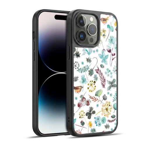 Ninola Spring Floral Butterfly Nature Gel Armour Case For Apple iPhone 14 Pro Max