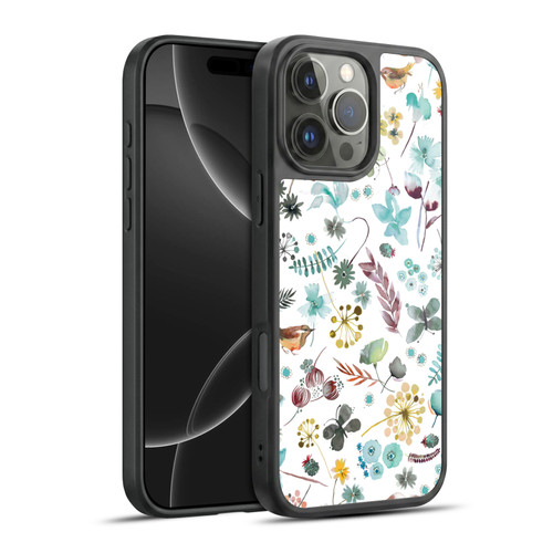 Ninola Spring Floral Butterfly Nature Gel Armour Case For Apple iPhone 16 Pro Max