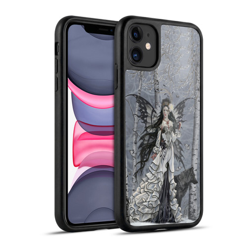 Nene Thomas Winter Has Begun Snow Fairy In Dress With Wolf Gel Armour Case For Apple iPhone 11