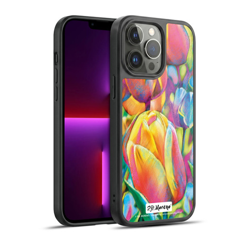 P.D. Moreno Assorted Design Tulips Gel Armour Case For Apple iPhone 13 Pro Max