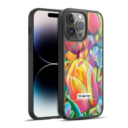 P.D. Moreno Assorted Design Tulips Gel Armour Case For Apple iPhone 14 Pro Max