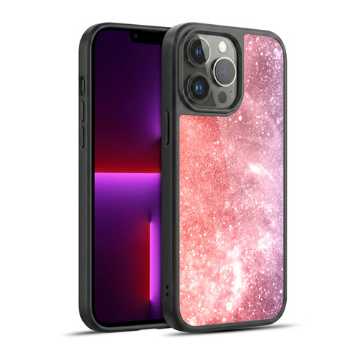PLdesign Sparkly Coral Coral Abstract Galaxy Gel Armour Case For Apple iPhone 13 Pro Max