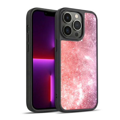 PLdesign Sparkly Coral Coral Abstract Galaxy Gel Armour Case For Apple iPhone 13 Pro