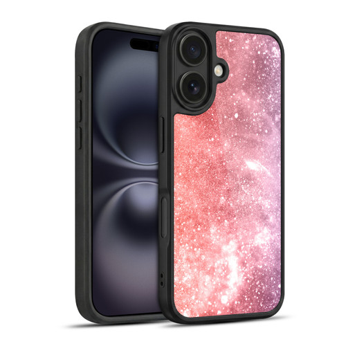 PLdesign Sparkly Coral Coral Abstract Galaxy Gel Armour Case For Apple iPhone 16