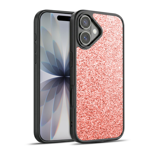 PLdesign Sparkly Coral Light Pink Gel Armour Case For Apple iPhone 17