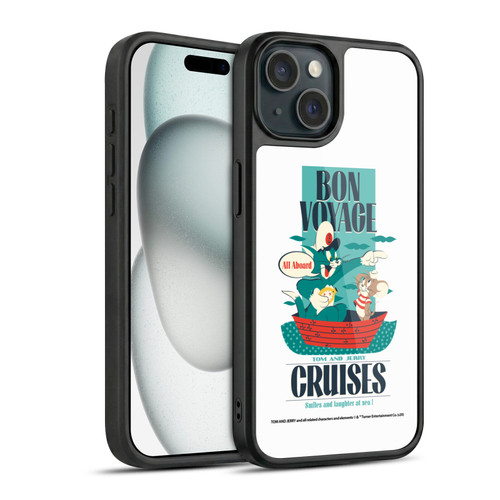 Tom and Jerry Retro Bon Voyage Gel Armour Case For Apple iPhone 15
