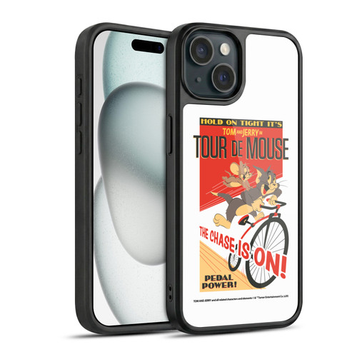 Tom and Jerry Retro Tour De Mouse Gel Armour Case For Apple iPhone 15