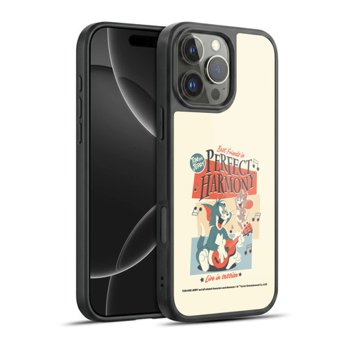Tom and Jerry Retro Perfect Harmony Gel Armour Case For Apple iPhone 16 Pro Max