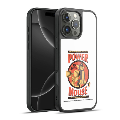 Tom and Jerry Retro Power Mouse Gel Armour Case For Apple iPhone 16 Pro Max