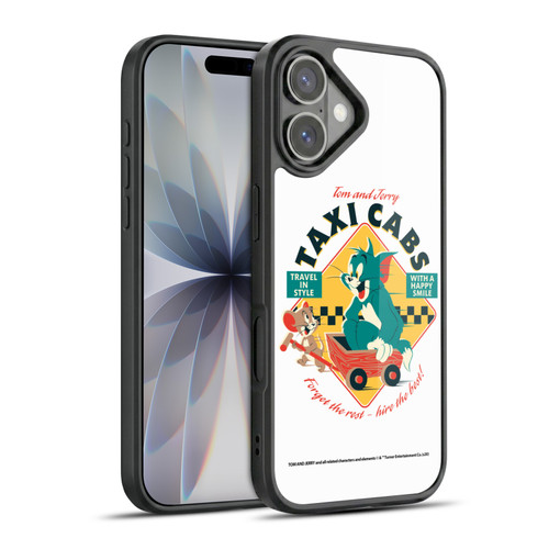 Tom and Jerry Retro Taxi Cabs Gel Armour Case For Apple iPhone 17
