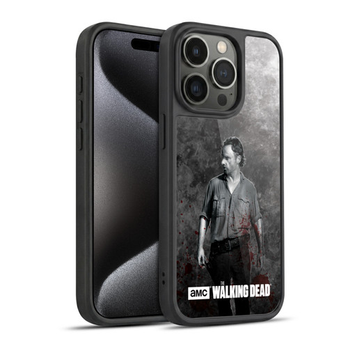 AMC The Walking Dead Gore Rick Grimes Gel Armour Case For Apple iPhone 15 Pro