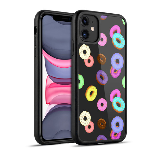 PLdesign Food Patterns Cool Fun Colorful Donuts Gel Armour Case For Apple iPhone 11