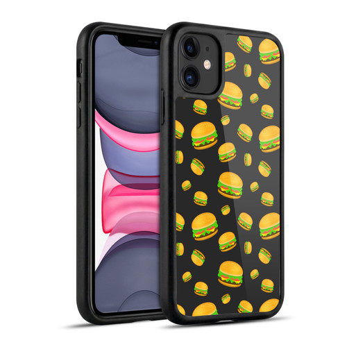 PLdesign Food Patterns Cool Fun Burger Gel Armour Case For Apple iPhone 11