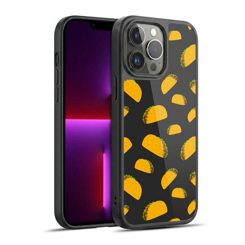 PLdesign Food Patterns Cool Fun Taco Gel Armour Case For Apple iPhone 13 Pro Max