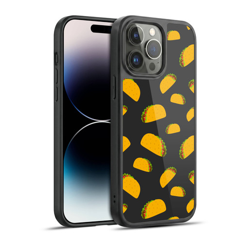 PLdesign Food Patterns Cool Fun Taco Gel Armour Case For Apple iPhone 14 Pro Max