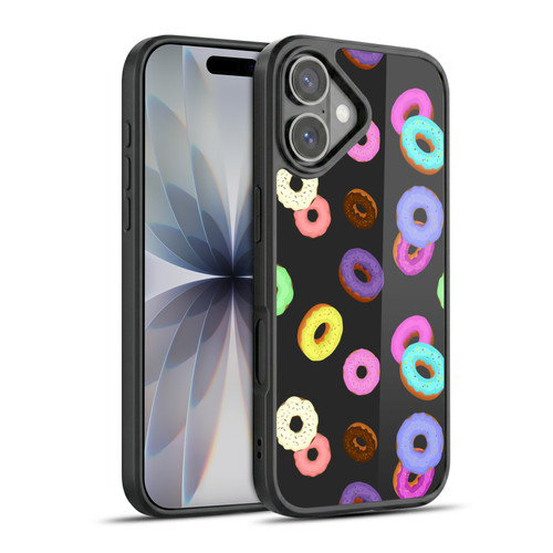PLdesign Food Patterns Cool Fun Colorful Donuts Gel Armour Case For Apple iPhone 17