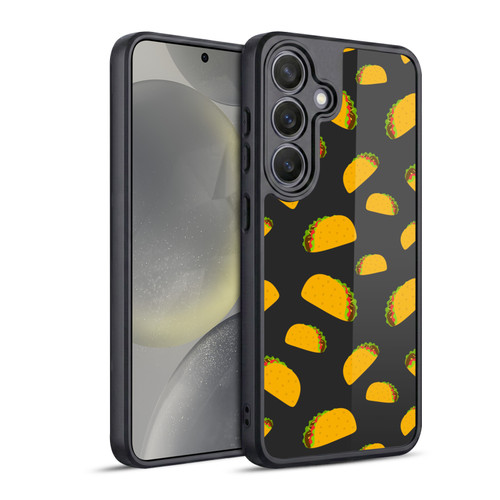 PLdesign Food Patterns Cool Fun Taco Gel Armour Case For Samsung Galaxy S24 5G