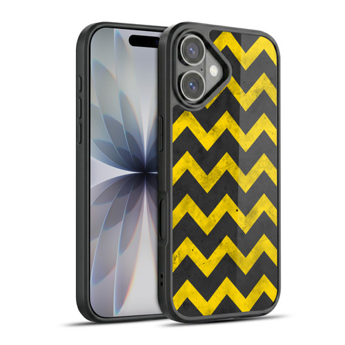PLdesign Geometric Patterns Yellow Gray Vintage Gel Armour Case For Apple iPhone 17
