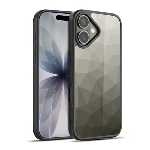 PLdesign Geometric Patterns Gray Gradient Mesh Gel Armour Case For Apple iPhone 17