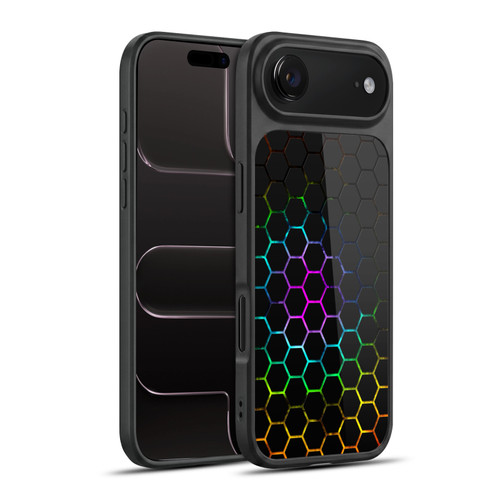PLdesign Geometric Patterns Honeycomb Spectrum Gel Armour Case For Apple iPhone 17 Air