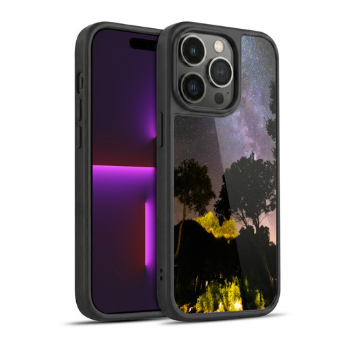 Patrik Lovrin Night Sky Trees Landscape With Milky Way Gel Armour Case For Apple iPhone 14 Pro