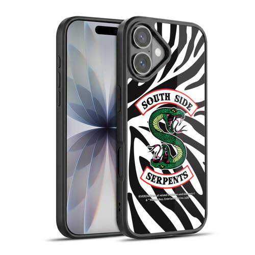 Riverdale South Side Serpents Zebra Logo Gel Armour Case For Apple iPhone 17