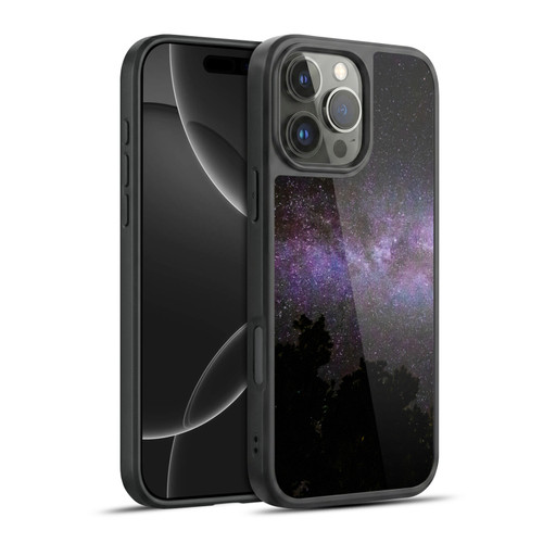Patrik Lovrin Night Sky Milky Way With Trees Gel Armour Case For Apple iPhone 16 Pro Max