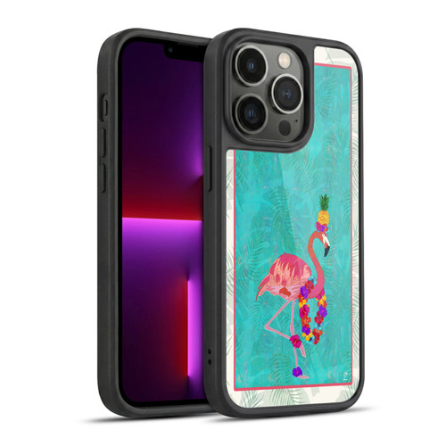 Suzan Lind Birds Flamingo Gel Armour Case For Apple iPhone 13 Pro