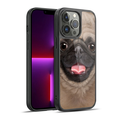 Vincent Hie Big Face Puppies Pug Gel Armour Case For Apple iPhone 13 Pro Max
