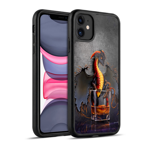 Stanley Morrison Art Dragon In A Rum Glass Gel Armour Case For Apple iPhone 11