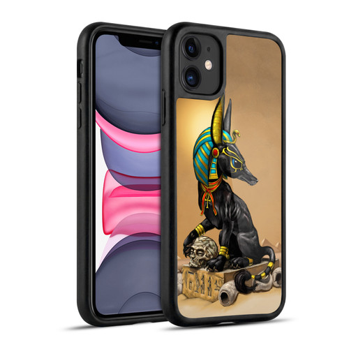Stanley Morrison Art Egyptian Black Jackal Anubis Gel Armour Case For Apple iPhone 11