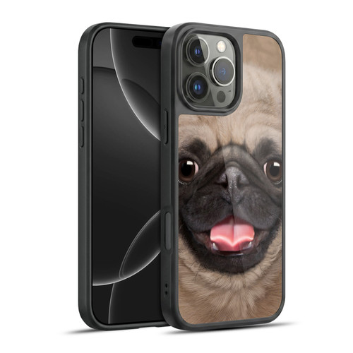 Vincent Hie Big Face Puppies Pug Gel Armour Case For Apple iPhone 16 Pro Max