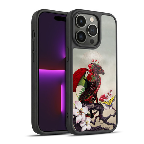 Stanley Morrison Art Cherry Tree, Dragon, Butterfly Gel Armour Case For Apple iPhone 14 Pro