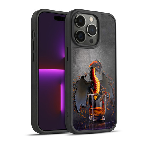 Stanley Morrison Art Dragon In A Rum Glass Gel Armour Case For Apple iPhone 14 Pro