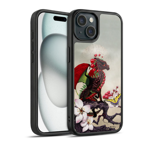 Stanley Morrison Art Cherry Tree, Dragon, Butterfly Gel Armour Case For Apple iPhone 15