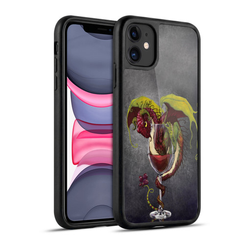 Stanley Morrison Dragons Red Wine Drink Gel Armour Case For Apple iPhone 11