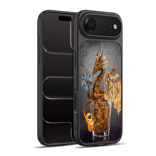 Stanley Morrison Dragons Gold Steampunk Drink Gel Armour Case For Apple iPhone 17 Air